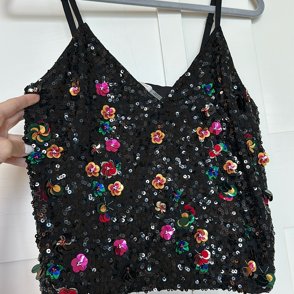 Ramy Brook sequin blouse. Size 4